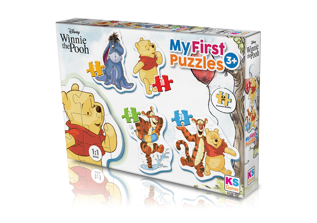 Ks Games Winnie The Pooh My First Puzzle 4 in 1