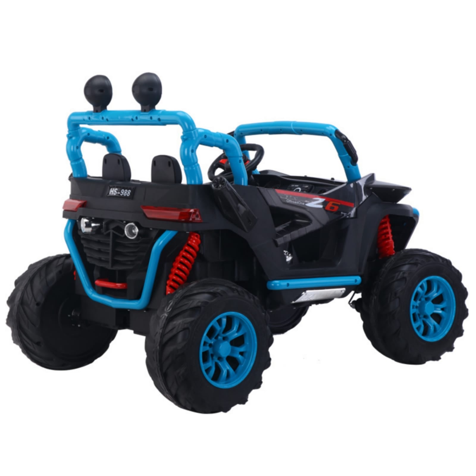 Ride On Truck Car Electric Battery Operated Ride on 4×4 off-road Jeep for kids - Blue