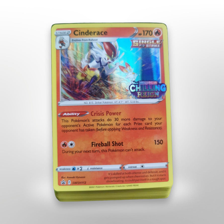 Pokemon Trading Cards Set of 23 Cards - Sword & Shield Chilling Reign