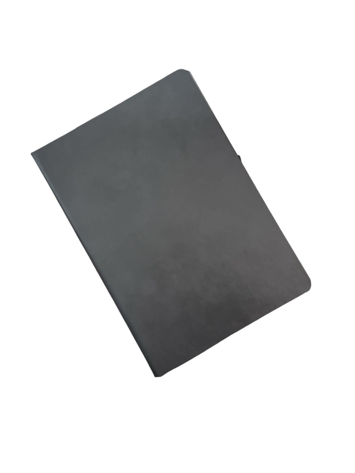 2BE Notebook A5 With Rubber Band  - Plain Black