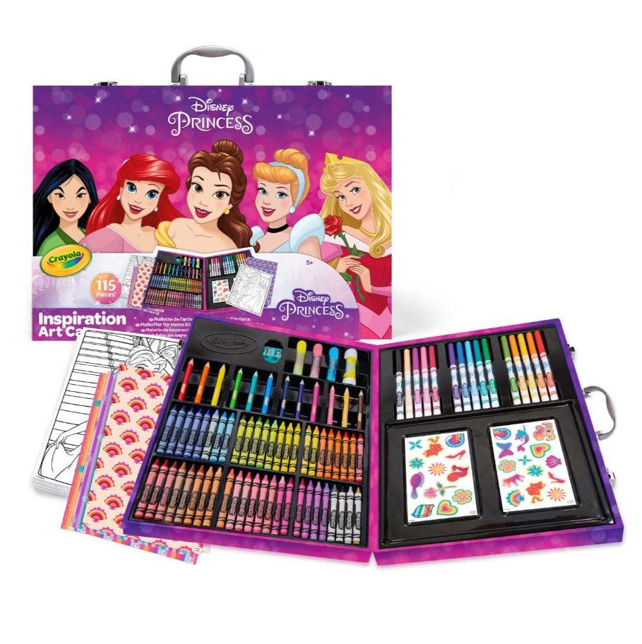 Princess Coloring Box Crayola Disney Princess Inspiration Coloring Case – BumbleToys