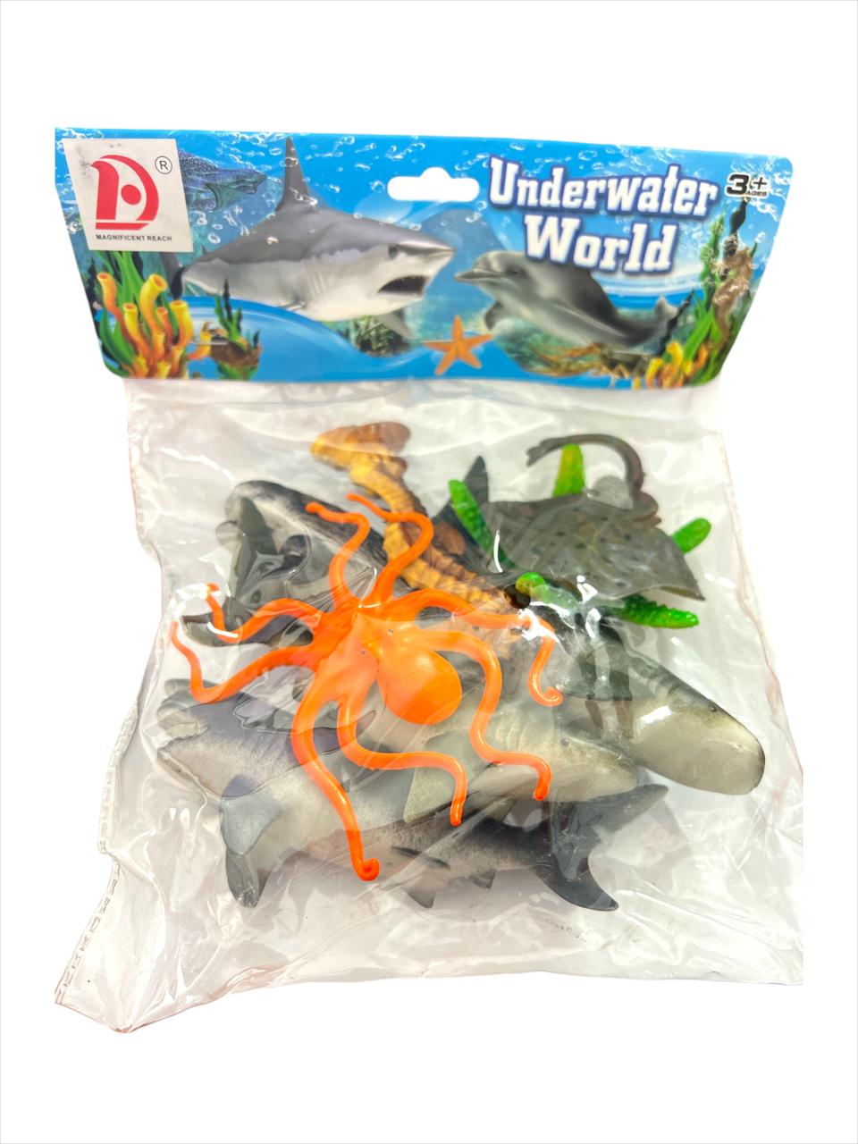 Plastic Animals UnderWater World Toys (8 Pieces)