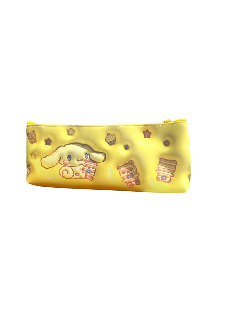 My Melody Yellow Pencil Case With 1 Zipper for Girls +3 Years