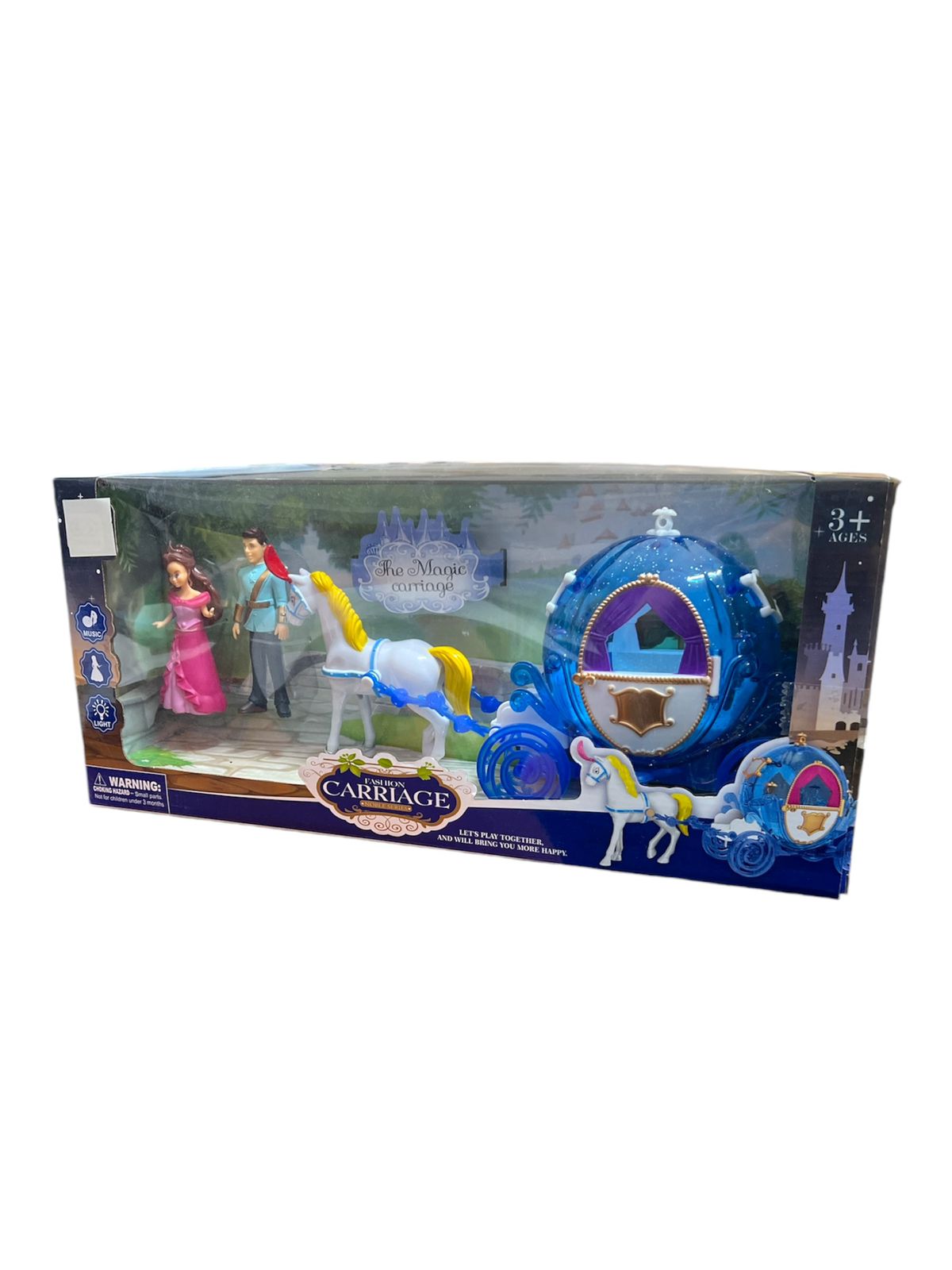 The Magic Carriage cinderella Carriage Play Set ( Style May Vary )