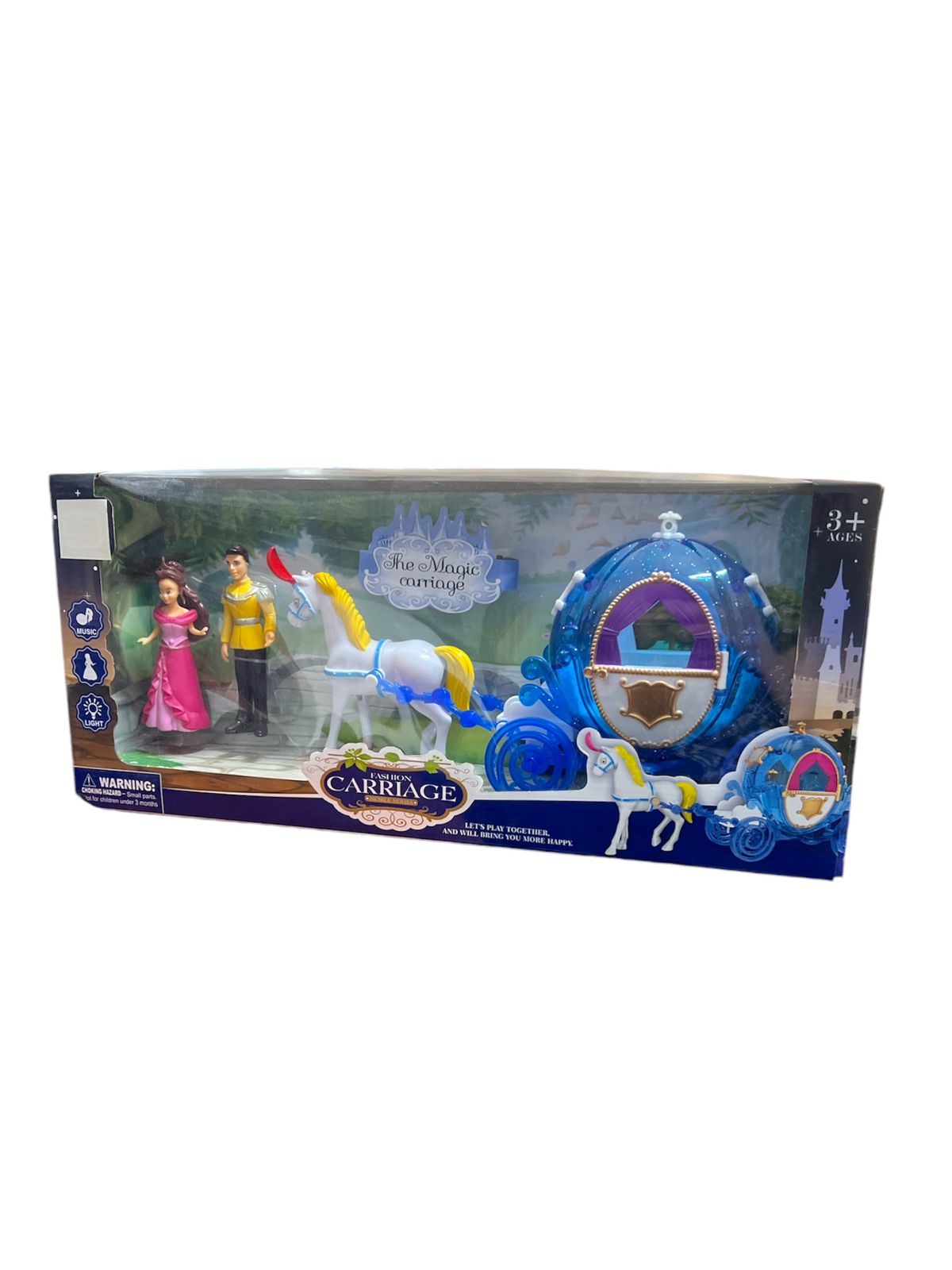 The Magic Carriage cinderella Carriage Play Set ( Style May Vary )