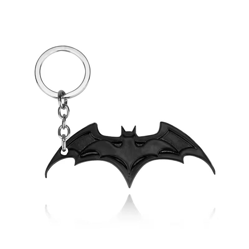 Batman Metal Keychain Sleek and Durable Accessories For Men - Small Size - Black