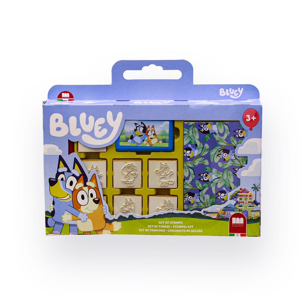 Multiprint Bluey Set Of Stamps Window Box