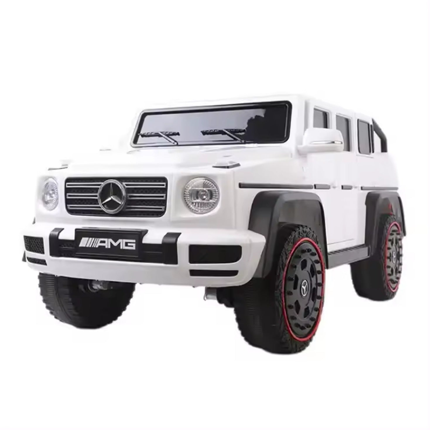 Mercedes Benz AMG G63 6X6 Electric Kids Ride On Car With Remot Control - White CAR SIZE：140*73*61.5