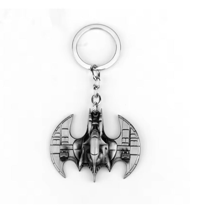 Batman Batwing Metal Keychain – Vintage Aircraft Design
