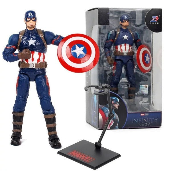 Super Heroes Marvel - The Infinity Saga - Captain America with Base 14 Inch