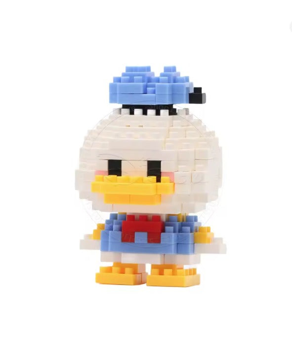 Disney Anime Building Blocks W2601-07 mini Action toy Figures Blocks - Donald duck
