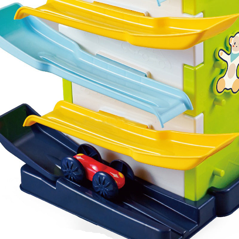 لعبة مسار سباق تعليمي متعدد الاستخدامات، منزل أنشطة، تجميع عجلة القيادة، مسار سباق، فتحة