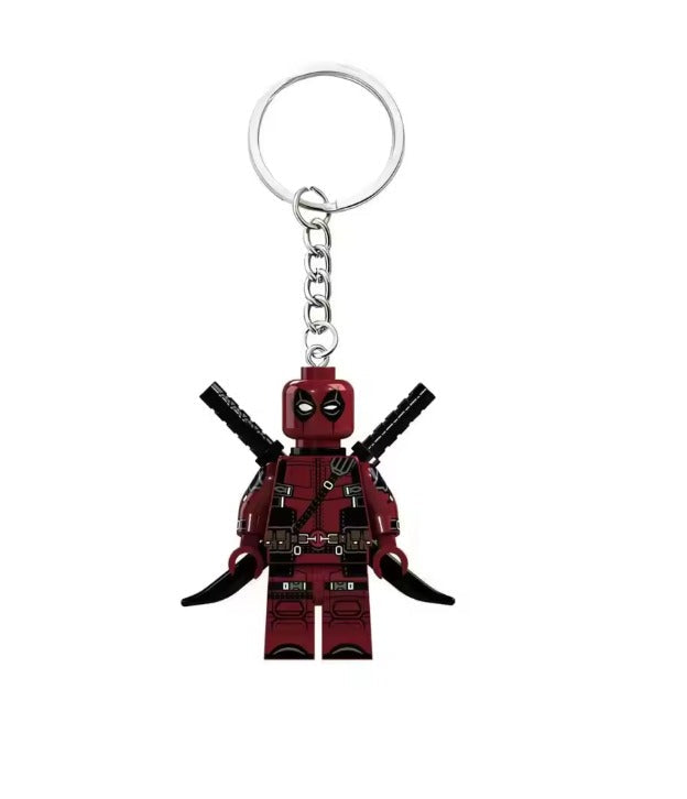 Building Blocks Keychain Marvel - Deadpool