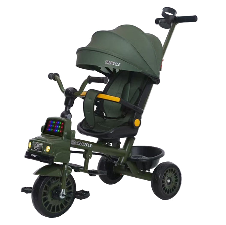 4-in-1 Multi-Functional Kids Tricycle – Convertible 3-Wheel Baby Trike for Ages 1–6
