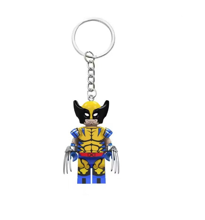 Building Blocks Keychain Marvel's X-Men - Wolverine