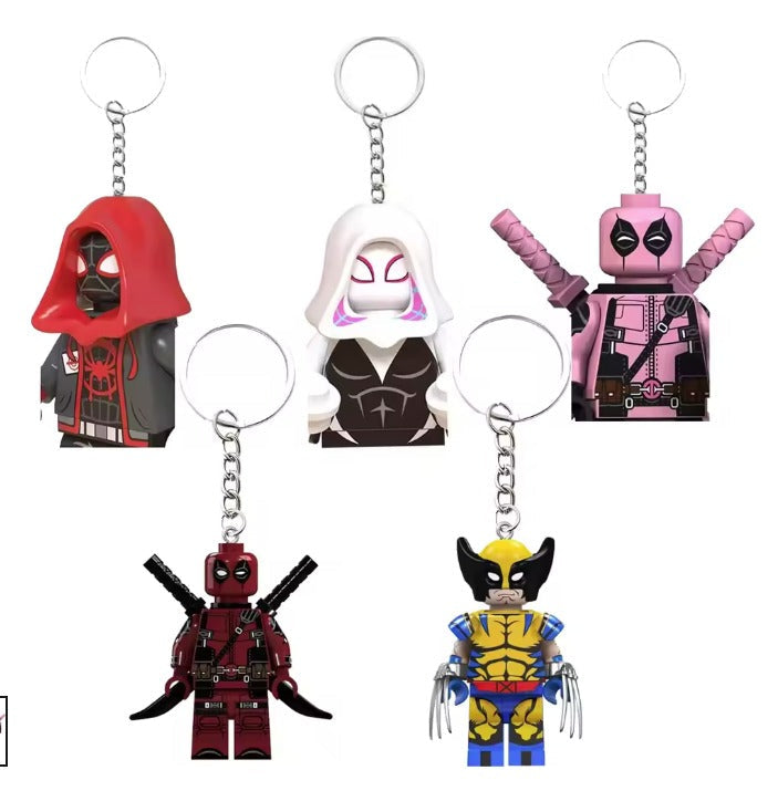 Building Blocks Keychain Marvel's X-Men - Wolverine