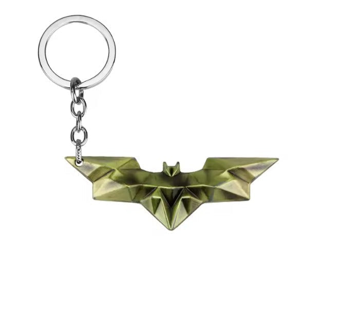 Batman Metal Keychain Sleek and Durable Accessories For Men - Gold - Style 3