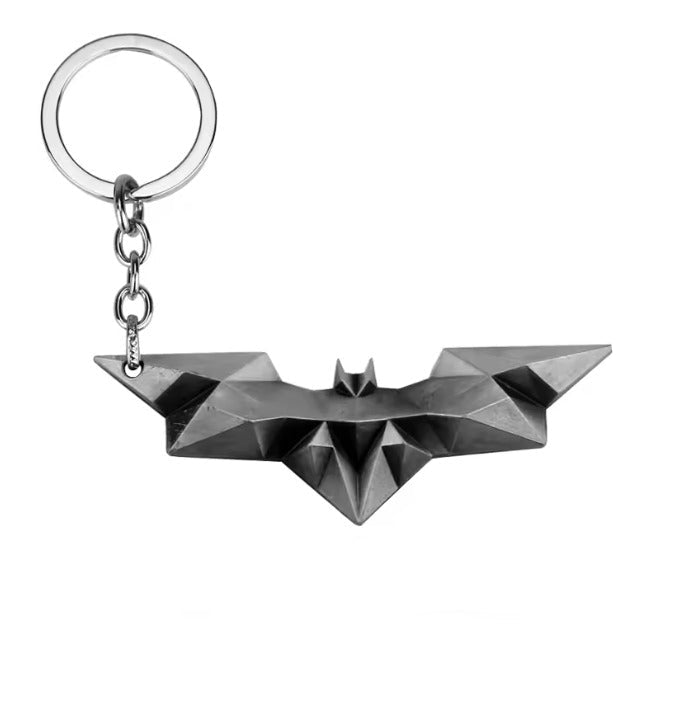 Batman Metal Keychain Sleek and Durable Accessories For Men - Silver - Style 3