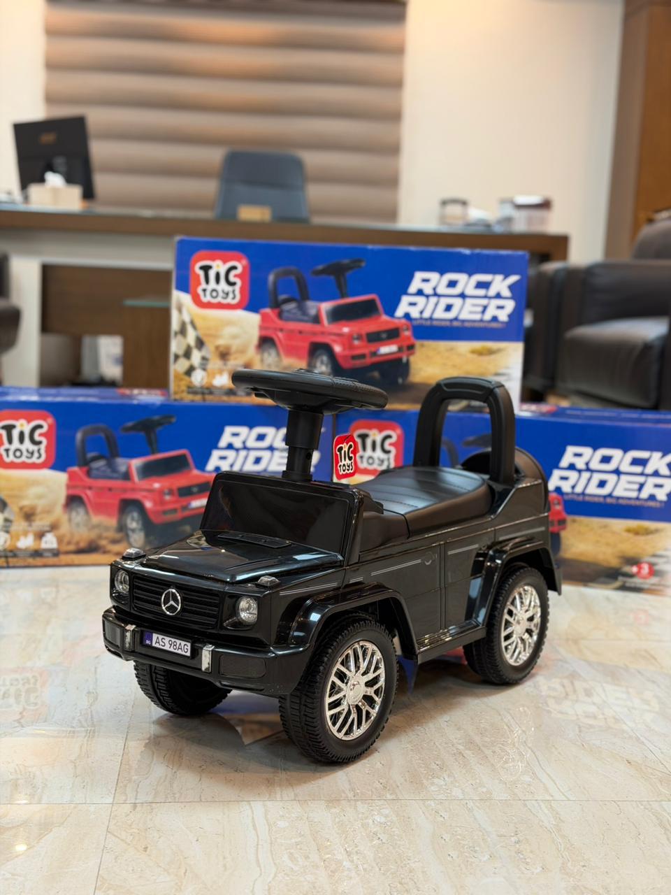 Tic Toys Rock Rider Ride-On For Kids - Black