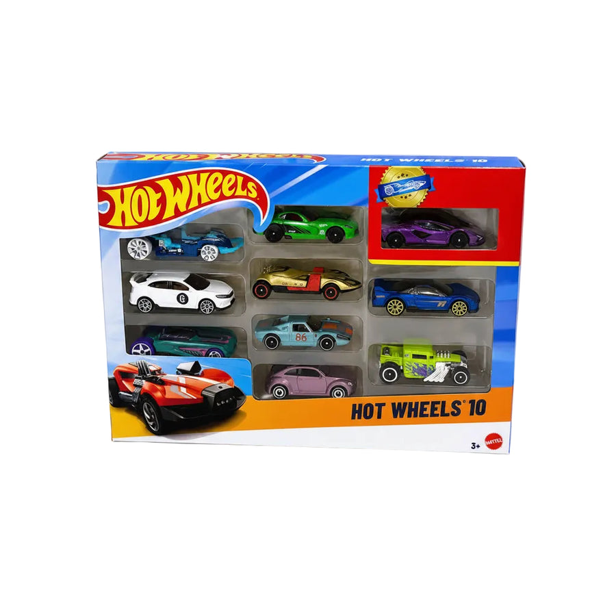 Mattel Hot Wheels 10 Pack Styles Assorted Die cast Cars