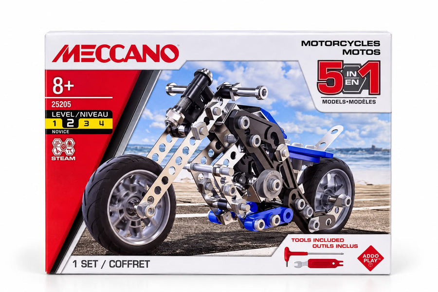 Spin Master Meccano - 5 in 1 Multi Model Set Motorcycles
