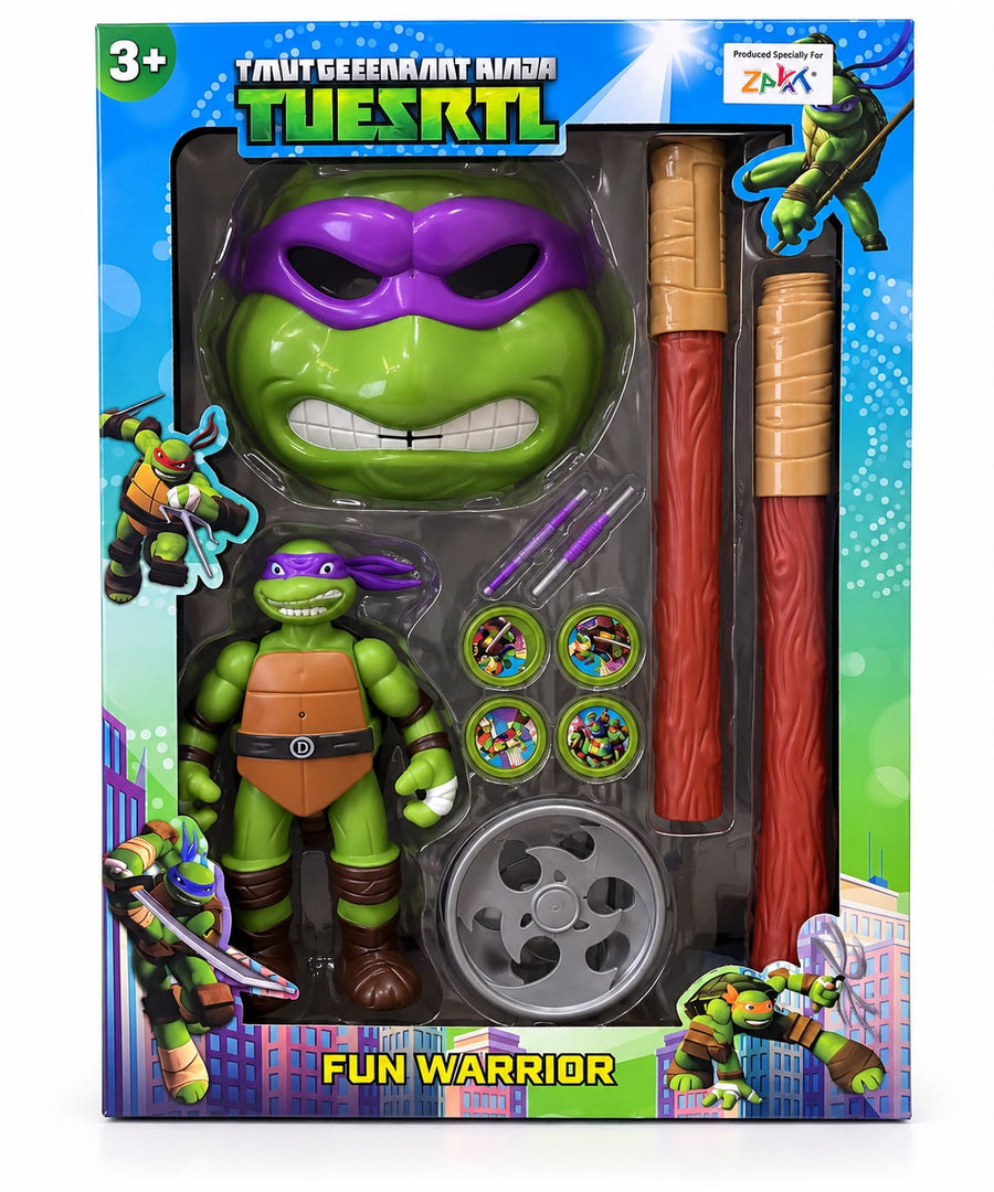 Ninja Turtles Fun Warrior Action Figure and Role-Play Set