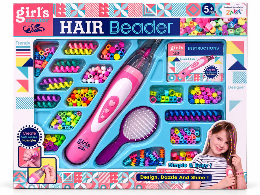Girl's Creator Hair Beader DIY Styling Kit