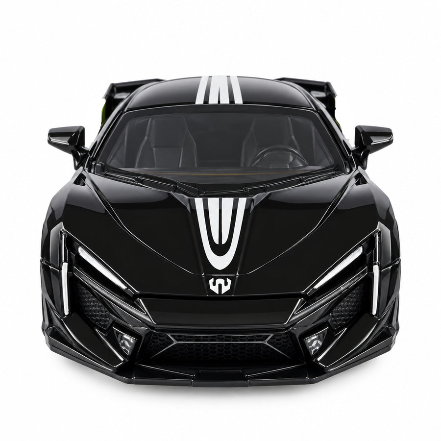 XUYE 1:24 Scale Pull-Back Die-Cast Sports Car with Lights & Music