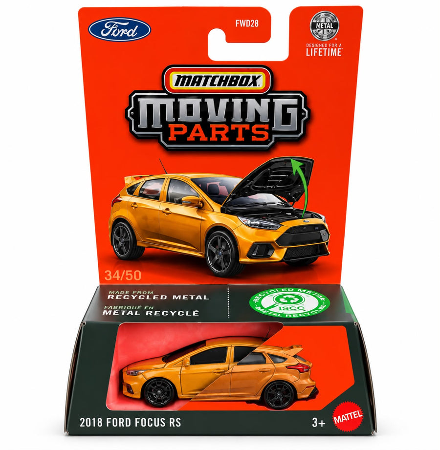 Matchbox Moving Parts - 2018 FORD FOCUS RS