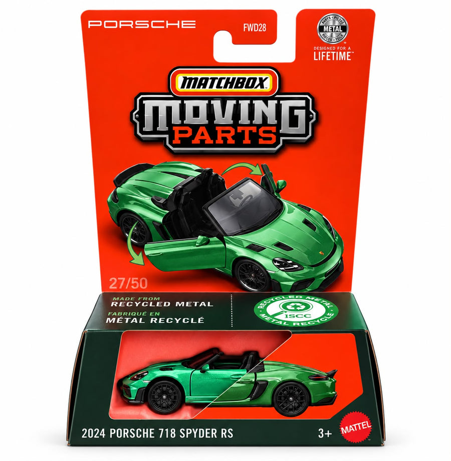 Matchbox Moving Parts - 2024 PORSCHE 718 SPYDER RS