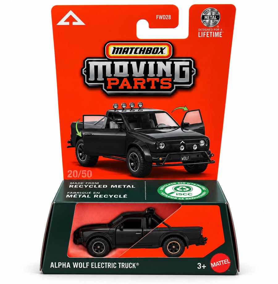 Matchbox Moving Parts - ALPHA WOLF ELECTRIC TRUCK