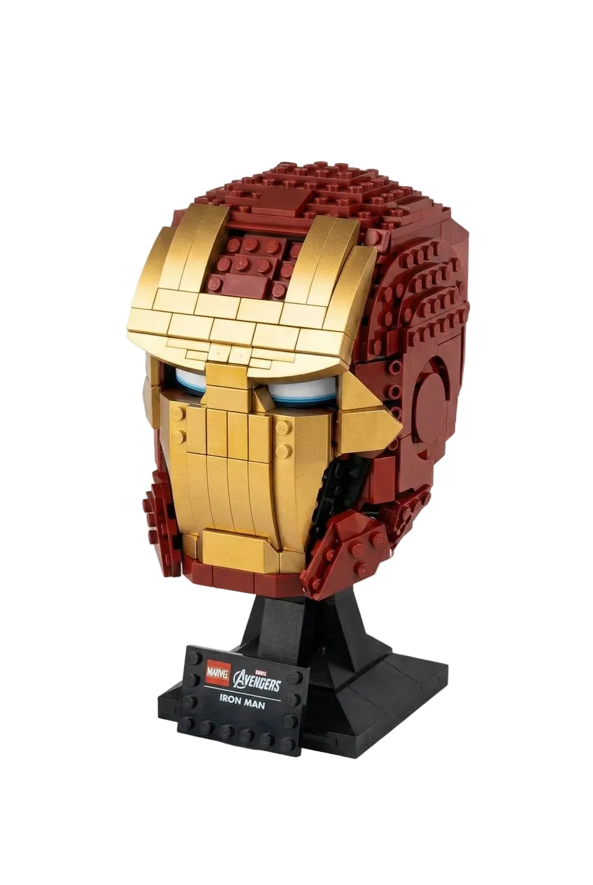 Iron Man Helmet Building Block Set (480 Pieces)
