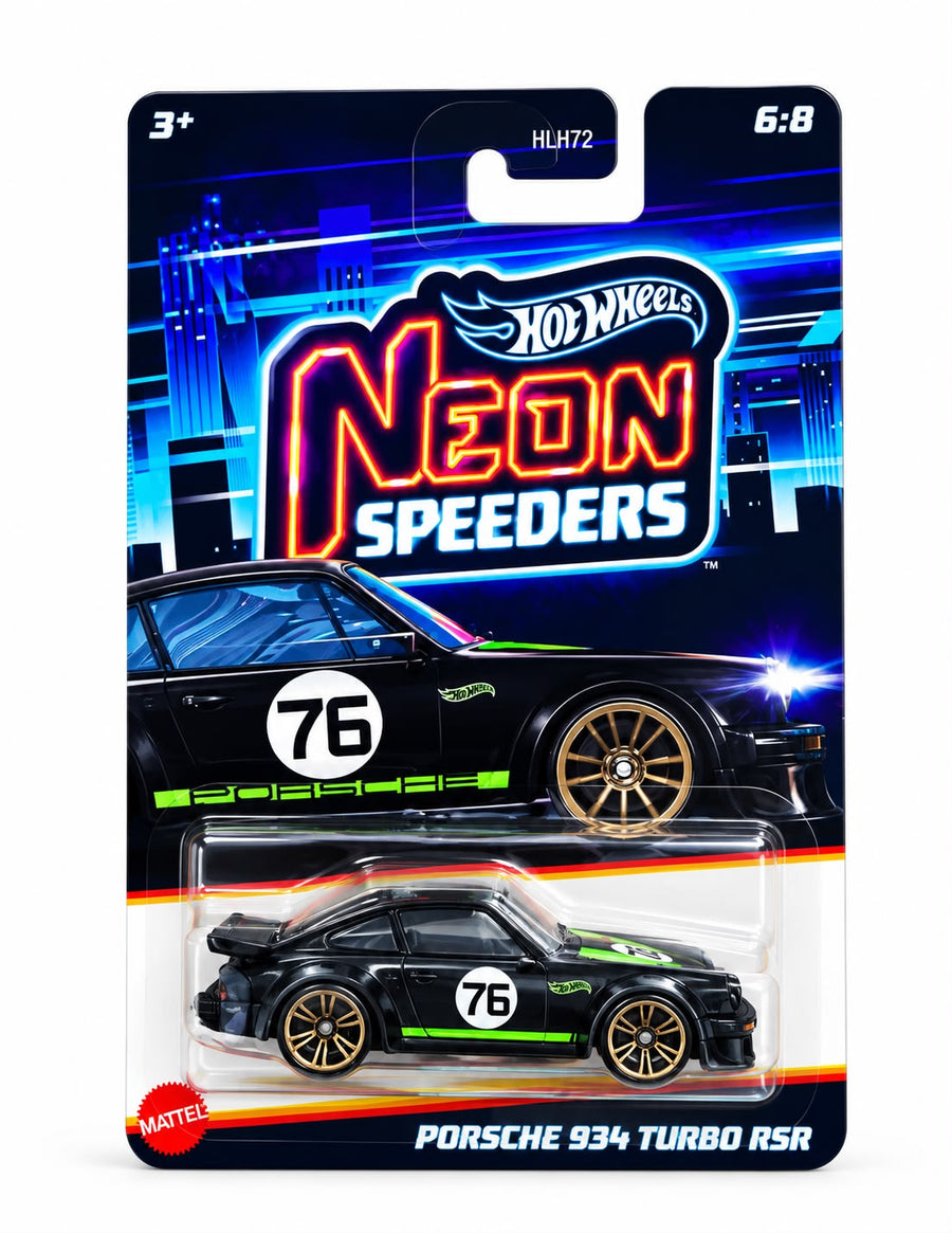 Hot Wheels Neon Speeders - PORSCHE 934 TURBO RSR