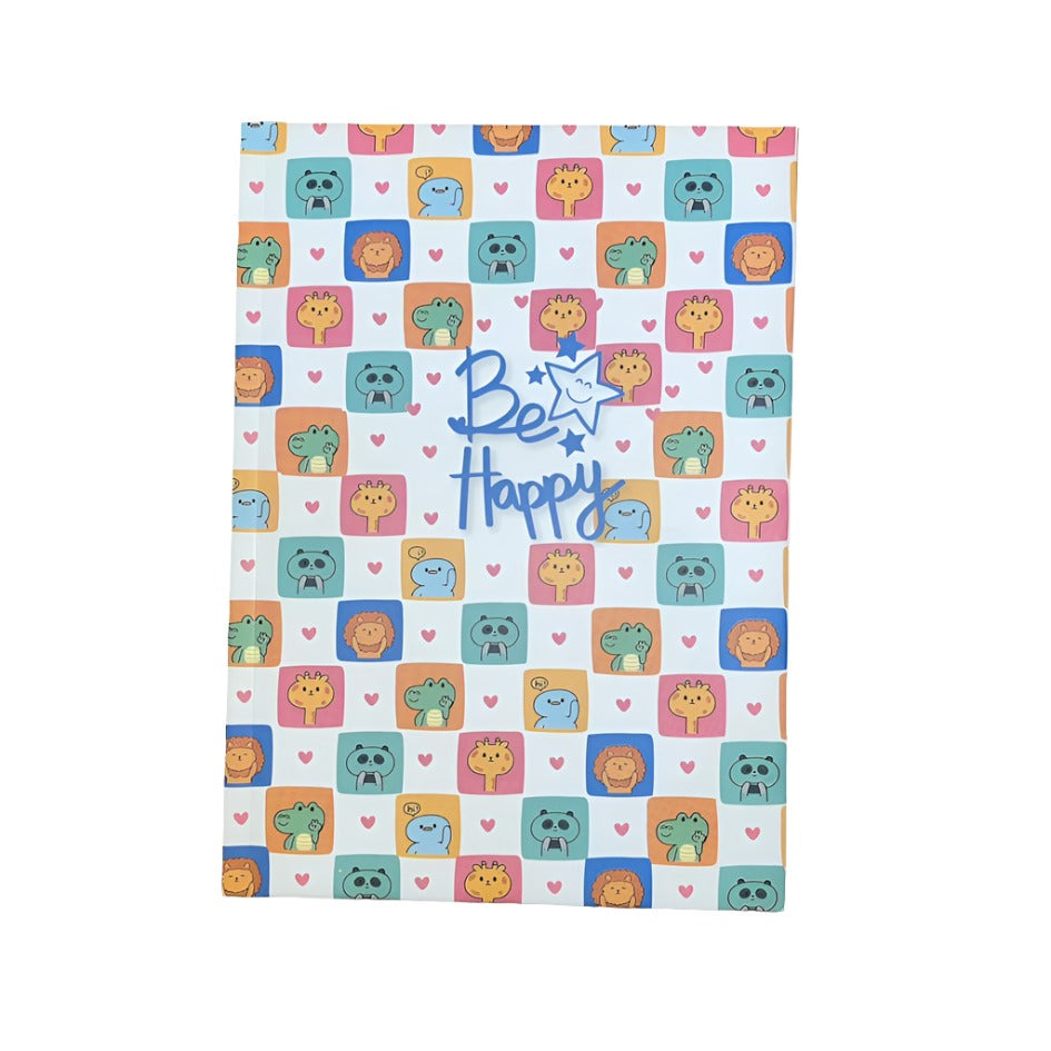 2BE Notebook A5 96 Sheets - Be Happy Animals
