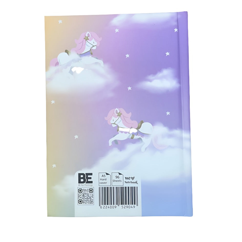 2BE Notebook A5 96 Sheets - Magic Unicorn