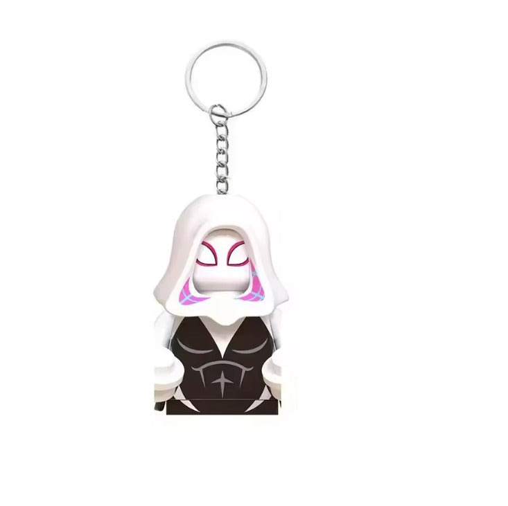 Building Blocks Keychain Marvel - Ghost-Spider (Spider-Gwen)