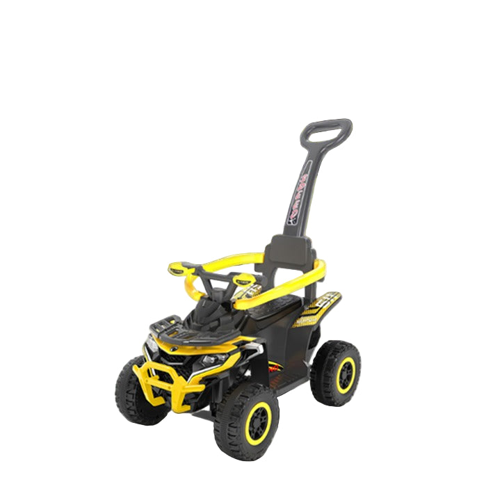 Kids Ride-On Push Car with Pushbar & Light and sound