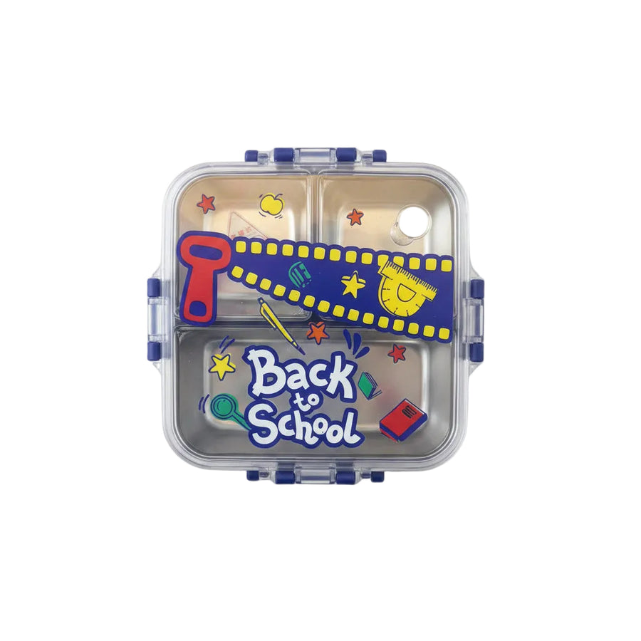 Backpack-Style Handheld Sealed Lunch Box with Handle - 750ml