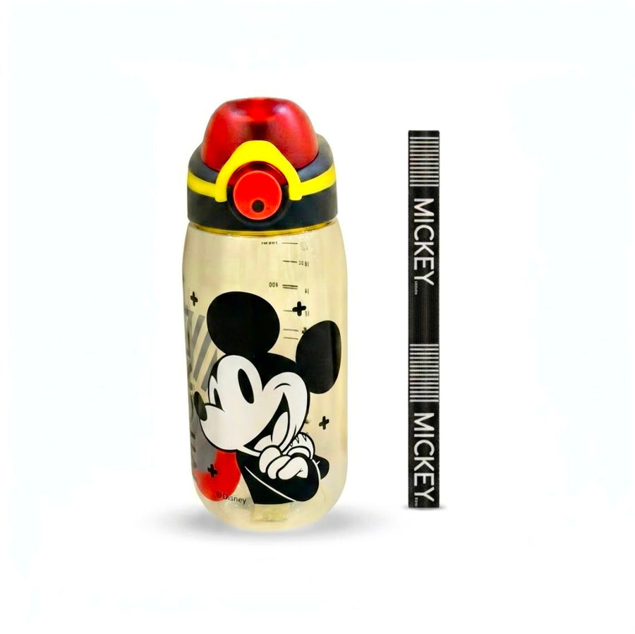 Disney Water Bottle with Straw Lid & Carry Strap - 610ml