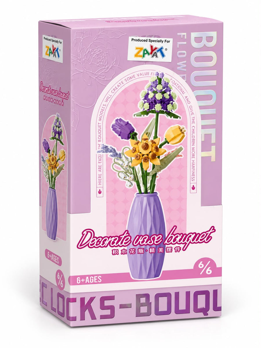 Flower Bouquet Decorate Vase Bouquet KS-BOUQUET Building Set