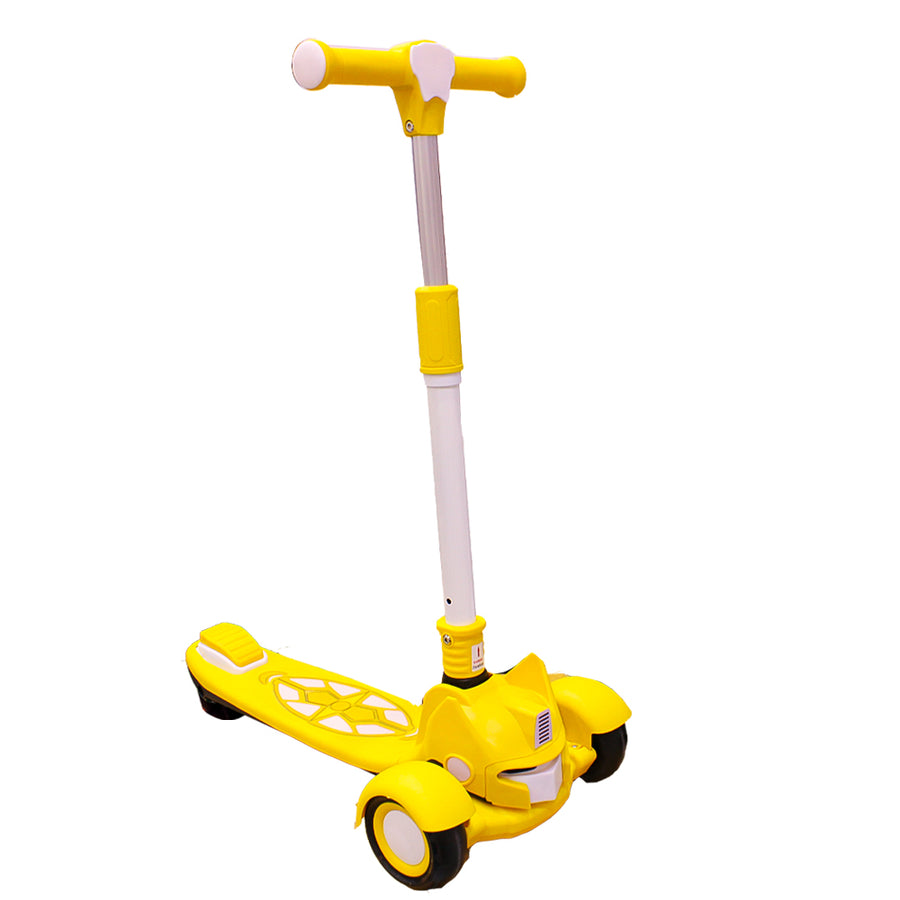 Foldable Transformers Kids Scooter and Adjustable Handlebar - Bumblebee