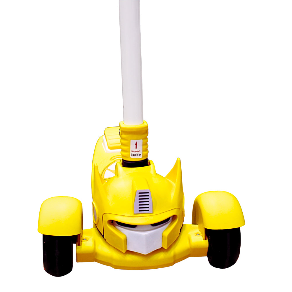 Foldable Transformers Kids Scooter and Adjustable Handlebar - Bumblebee