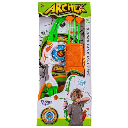 Archer Bow and Arrow 3X Arrows Set For Children