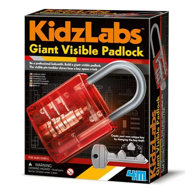 4M KidsLabs - قفل مرئي عملاق