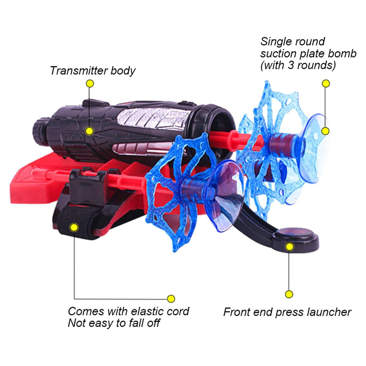 Ultimate Spiderman Gloves Web Shooter toy for Kids