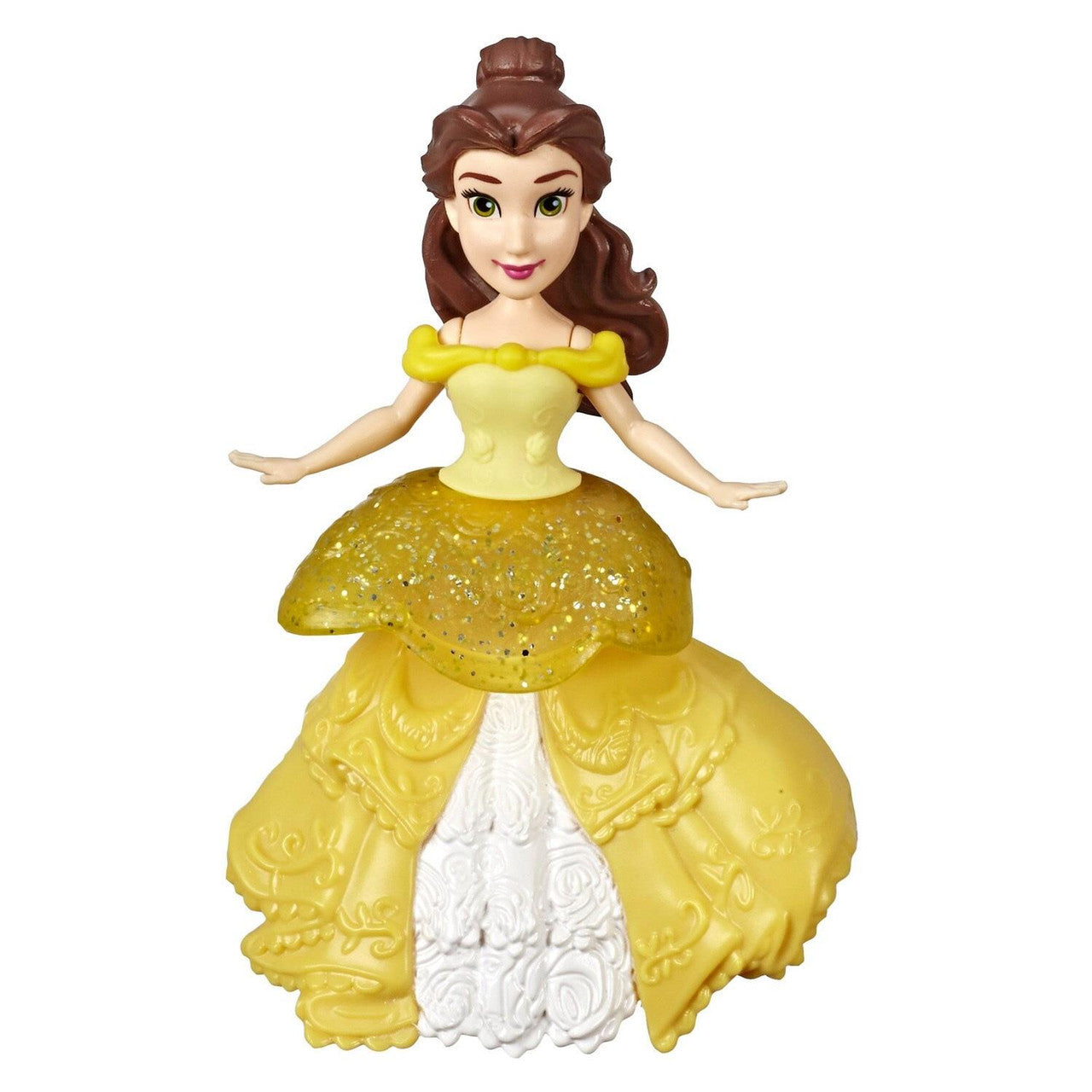 Hasbro Disney mini Princess Bella Doll with Royal Clips Fashion 3.5-inch