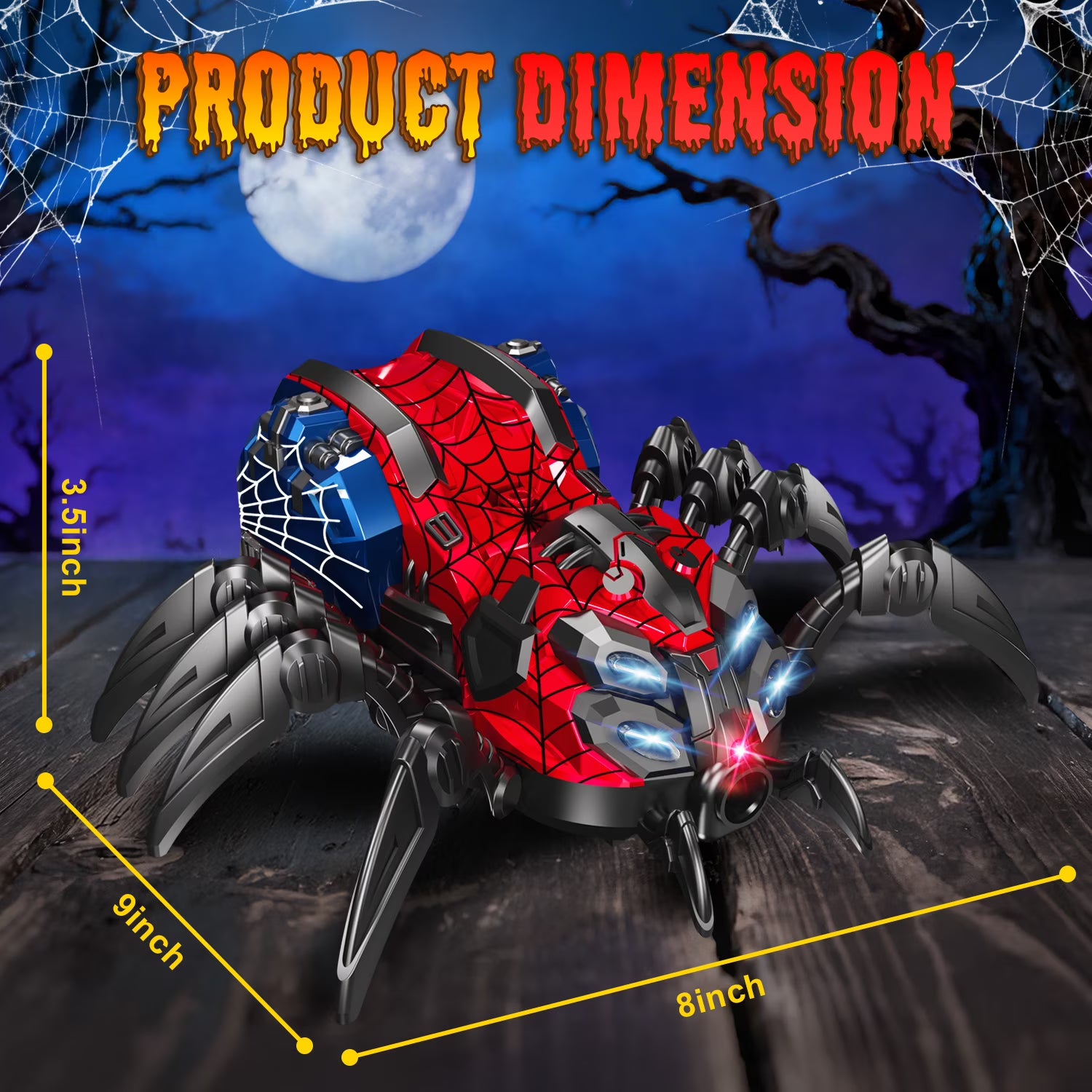 Huge Wave Remote Control Stunt Spider Car