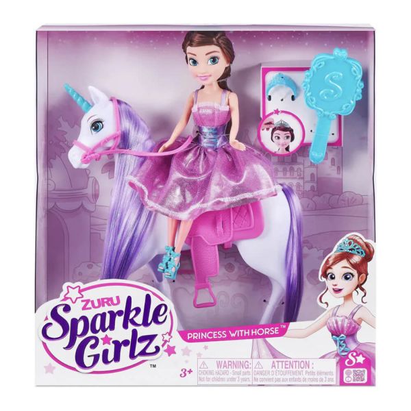 Zuru Sparkle Princess With Unicorn Doll