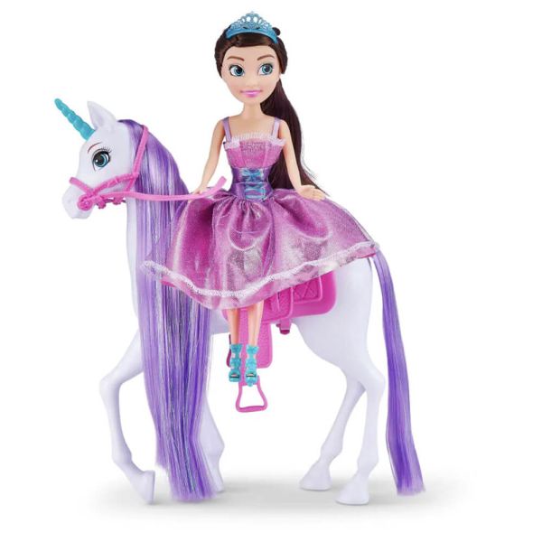 Zuru Sparkle Princess With Unicorn Doll