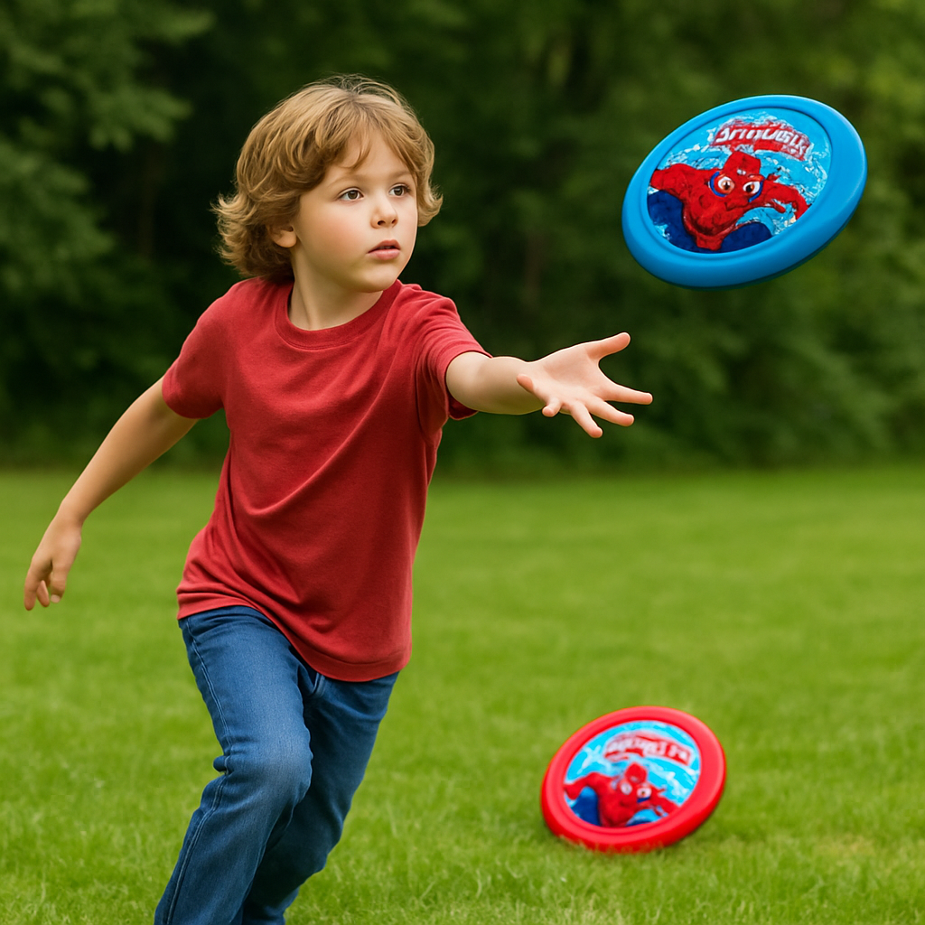 Dede Cars Frisbee Flying Set - Red